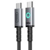 Kabel USB-C - USB-C INIU Leopard Magnetic 240W 1.2 m Czarny
