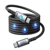 Kabel USB-C - USB-C INIU Leopard Magnetic 240W 1.2 m Czarny Rodzaj Kabel