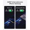 Kabel USB-C - USB-C INIU Leopard Magnetic 240W 1.2 m Czarny Gwarancja 36 miesięcy