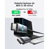 Kabel USB-C - USB-C INIU Leopard Magnetic 240W 1.2 m Czarny Złącze 1 USB-C