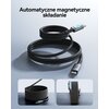 Kabel USB-C - USB-C INIU Leopard Magnetic 240W 1.2 m Czarny Złącze 2 USB-C