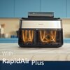 Air Fryer Frytkownica beztłuszczowa PHILIPS Ovi Dual Basket NA555/00 podwójny kosz gotowanie na parze i ponad 1000 przepisów Typ Frytkownica beztłuszczowa