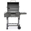 Grill węglowy ACTIVA Angular 11245K z kominem 57.5 x 42 cm Kształt rusztu głównego Prostokątny