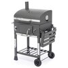 Grill węglowy ACTIVA Angular 11245K z kominem 57.5 x 42 cm Pokrywa Tak