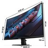 Monitor GIGABYTE GS27QCA 27" 2560x1440px 180Hz 1 ms [MPRT] Curved Częstotliwość odświeżania obrazu [Hz] 180