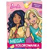 Kolorowanka Barbie Megakolorowanka z naklejkami (miękka okładka)