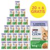 Karma dla kota CAT CHOW Sterilised z Jagnięciną i zieloną fasolką w sosie (26 x 85 g)