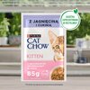 Karma dla kota CAT CHOW Kitten z Jagnięcina z Cukinią w sosie (26 x 85 g) Waga 2.21 kg