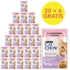 Karma dla kota CAT CHOW Sensitive z Łososiem i cukinią w sosie (26 x 85 g)