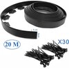 Obrzeże do trawników EXTRALINK Black Forest 1016 Czarny (50 mm x 20 m) Obróbka Materiał odporny na warunki atmosferyczne