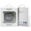 Etui na słuchawki GUESS Metallic Script Charm do Apple AirPods 4 Czarny Kompatybilność Apple Airpods 4 gen