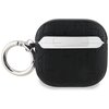 Etui na słuchawki KARL LAGERFELD Monogram Choupette Head do Apple Airpods 4 Czarny Wodoodporność Nie