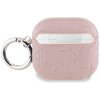 Etui na słuchawki KARL LAGERFELD Monogram Karl & Choupette Head do Apple Airpods 4 Różowy Wodoodporność Nie