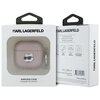 Etui na słuchawki KARL LAGERFELD Monogram Choupette Head do Apple Airpods 4 Różowy Kompatybilność Apple Airpods 4 gen
