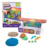 Piasek kinetyczny SPIN MASTER Kinetic Sand Project Planet Żółwie Morskie 6069781 20146588 Funkcje rozwojowe Motoryka