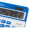 Kalkulator ELEVEN CDC120WHNV Zasilanie bateryjno-słoneczne, 4 pamięci Funkcje matematyczne Pierwiastki
