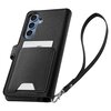 Etui SPIGEN Wallet S Pro do Samsung Galaxy S25+ Czarny Dominujący kolor Czarny
