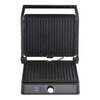 Grill elektryczny LOVIO HOME LVEG001BK Funkcje dodatkowe Otwierana pokrywa do 180°  umożliwia grillowanie na podwójnej powierzchni