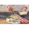 Pojemnik spożywczy TEFAL Masterseal N1040910 1.1 L Przezroczysty Kształt Prostokątny