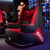 Fotel DIABLO CHAIRS X-Bager Czarno-Czerwony Materiał wypełnienia Pianka HR
