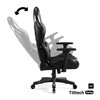 Fotel DIABLO CHAIRS X-Ray 2.0 Small Size Czarno-biały Poduszka lędźwiowa Tak