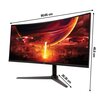 Monitor ACER Nitro ED340CU S3 34" 3440x1440px 180Hz 1 ms [VRB] Curved Częstotliwość odświeżania obrazu [Hz] 180