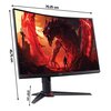 Monitor ACER Nitro XZ323QUP2 31.5" 2560x1440px 180Hz 0.5 ms [GTG] Curved Częstotliwość odświeżania obrazu [Hz] 180