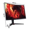 Monitor ACER Nitro XZ273UP2BMIIPHX 27" 2560x1440px 180Hz 0.5 ms [GTG] Curved Częstotliwość odświeżania obrazu [Hz] 180