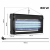 Lampa owadobójcza VAYOX IKL-60W Materiał obudowy Tworzywo sztuczne