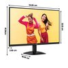 Monitor AOC 24B35HM2 23.8" 1920x1080px 100Hz 1 ms [MPRT] Częstotliwość odświeżania obrazu [Hz] 100