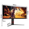 Monitor AOC CU34G4Z 34" 3440x1440px 240Hz 0.5 ms [MPRT] Curved Częstotliwość odświeżania obrazu [Hz] 240