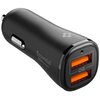 Ładowarka samochodowa SPIGEN Essential EV302 30W Czarny Liczba zasilanych urządzeń 2