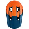 Kask rowerowy LAZER Cage KinetiCore Pomarańczowo-niebieski mat MTB (rozmiar XS) Technologie Magnetyczna klamra