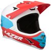Kask rowerowy LAZER Phoenix+ Biało-niebiesko-czerwony MTB (rozmiar L) Regulacja Od 58 do 60 cm