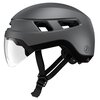 Kask rowerowy LAZER Urbanize NTA Szary mat Miejski z lampką (rozmiar L) Materiał wewnętrzny EPS