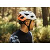 Kask rowerowy LAZER Cerro KinetiCore Biało-pomarańczowy MTB (rozmiar S) Technologie System Advanced TurnSys
