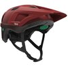 Kask rowerowy LAZER Finch KinetiCore Bordowo-czarny mat MTB (rozmiar uniwersalny) Materiał wewnętrzny EPS