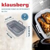 Forma silikonowa do Air Fryer KLAUSBERG KB-7791 14,5 x 20,6 cm (2 sztuki) Szary Gwarancja 24 miesiące