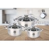 Zestaw garnków MG HOME Moderno Brushed (6 elementów) Przeznaczenie Kuchnie indukcyjne