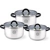 Zestaw garnków MG HOME Black (6 elementów)