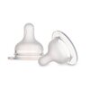 Smoczek CANPOL BABIES S-Shape S 59/891 Przezroczysty  0+ (2 sztuki)
