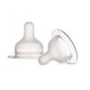 Smoczek CANPOL BABIES S-Shape L 59/893 Przezroczysty 6 m+ (2 sztuki)