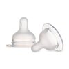 Smoczek CANPOL BABIES S-Shape XL 59/894 Przezroczysty 9 m+ (2 sztuki)