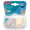 Smoczek CANPOL BABIES DentalAir 6-18 m Kremowo-szary (2 sztuki) Wiek dziecka 6-18 m