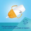 Butelka CANPOL BABIES BabiesBoo Gepard 56/617 270 ml Pomarańczowy Możliwość mycia w zmywarce Tak