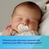 Smoczek CANPOL BABIES Dogs 0-6 m Beżowo-szary (2 sztuki) Cechy Łatwy do czyszczenia materiał
