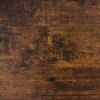 Zestaw stolików kawowych LOFTINSPIRED Galen Small Rustic Okrągły Postarzany Dąb + Czarny Styl Industrialny
