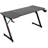 Biurko gamingowe SHADOW GAMER 2.0 LED RGB + Podkładka Czarny