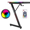 Biurko gamingowe SHADOW GAMER 2.0 LED RGB + Podkładka Czarny Wyposażenie Pilot