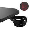 Biurko gamingowe SHADOW GAMER 2.0 LED RGB + Podkładka Czarny Bezprzewodowe ładowanie Nie